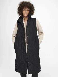 ONLTANZIA QUILTED WAISTCOAT CC OTW black
