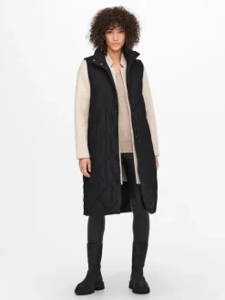 ONLTANZIA QUILTED WAISTCOAT CC OTW black