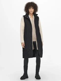 ONLTANZIA QUILTED WAISTCOAT CC OTW black