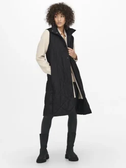 ONLTANZIA QUILTED WAISTCOAT CC OTW black
