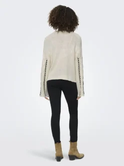 ONLTESSA LS CABEL STITCH O-NECK CC KNT birch