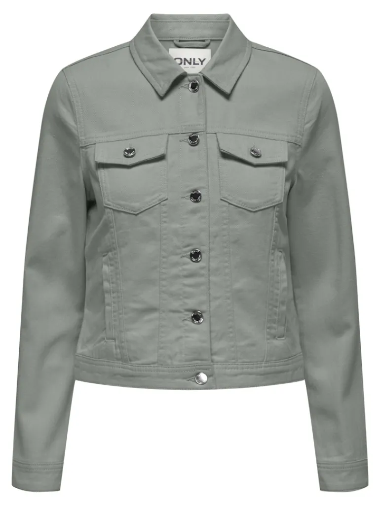 ONLTIA L/S COLORED JACKET CC PNT RP wrought iron