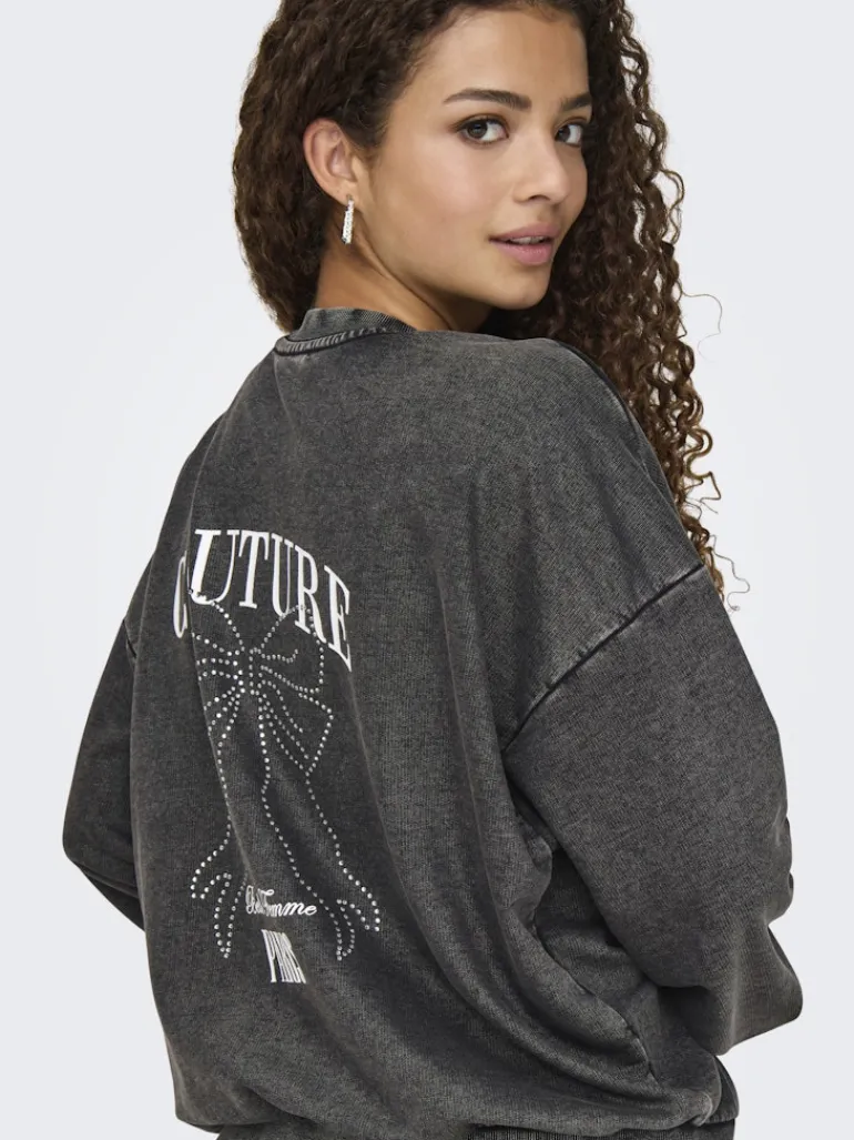 ONLTUSINDA L/S O-NECK CC UB SWT black