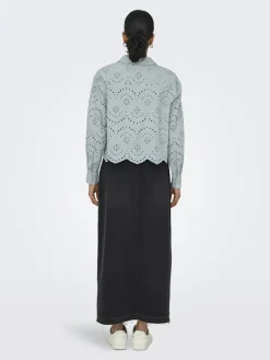 ONLVALAIS L/S SHIRT WVN NOOS abyss