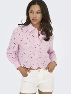 ONLVALAIS L/S SHIRT WVN NOOS pink lady