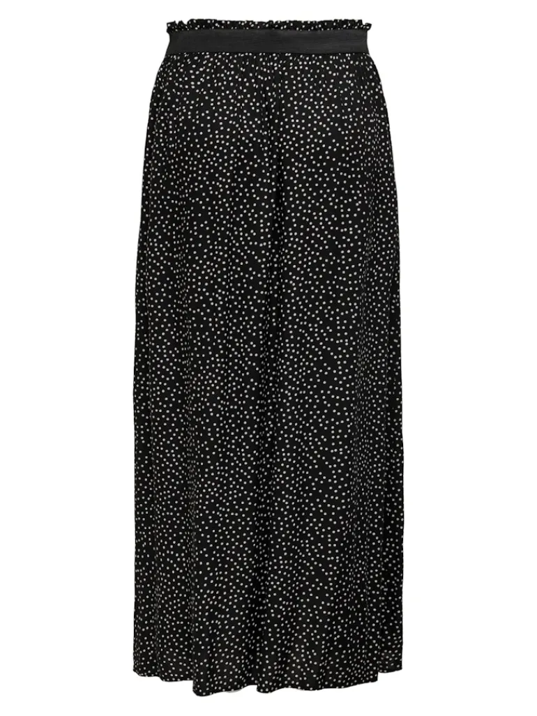 ONLVENEDIG AOP LIFE LONG SKIRT WVN NOOS black