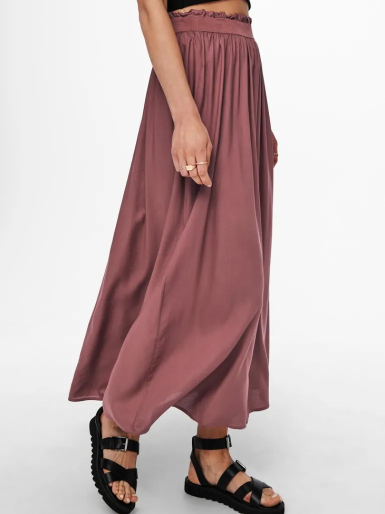 ONLVENEDIG LIFE LONG SKIRT WVN NOOS rose brown