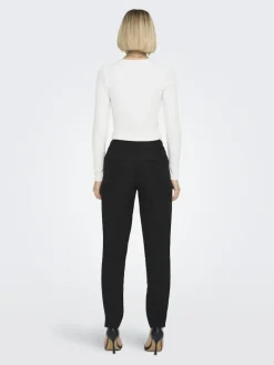 ONLVERONICA-ELLY LIFE HW PANT TLR NOOS black