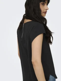 ONLVIC S/S SOLID TOP NOOS WVN black1