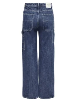 ONLWEST HW CARPENTER STR DNM DOT507 medium blue denim