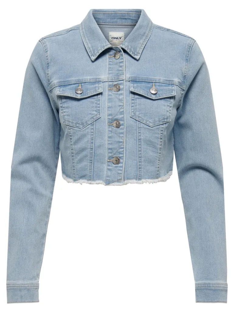 ONLWONDER LS CROPPED DNM JACKET GUA NOOS light blue denim