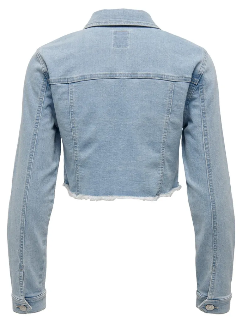 ONLWONDER LS CROPPED DNM JACKET GUA NOOS light blue denim