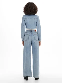 ONLWONDER LS CROPPED DNM JACKET GUA NOOS light blue denim