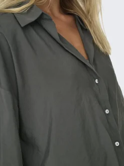ONLZAZIMA L/S LOOSE SHIRT WVN NOOS phantom