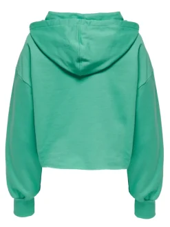 ONLZOEY LS DREAMER CROPPED HOOD NN winter green