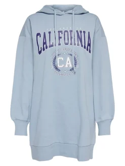 ONLZOEY LS DREAMER OVERSIZE SWT TUNIC CS dusty blue