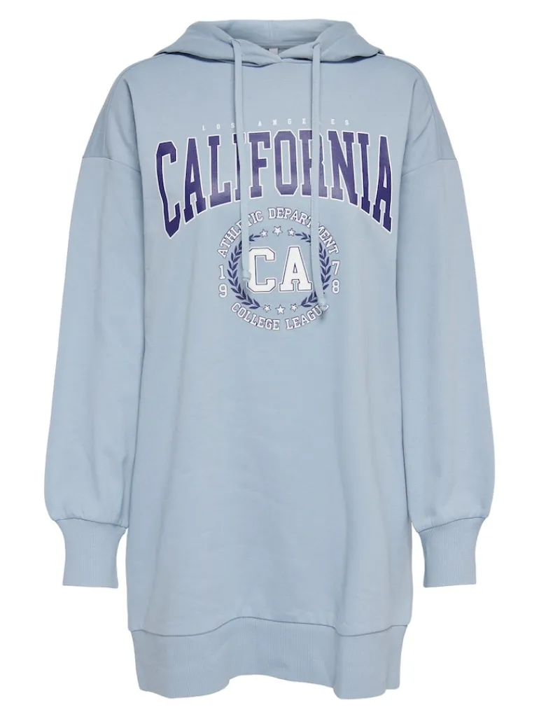 ONLZOEY LS DREAMER OVERSIZE SWT TUNIC CS dusty blue