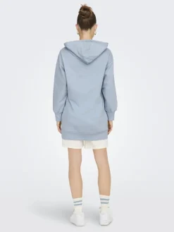 ONLZOEY LS DREAMER OVERSIZE SWT TUNIC CS dusty blue