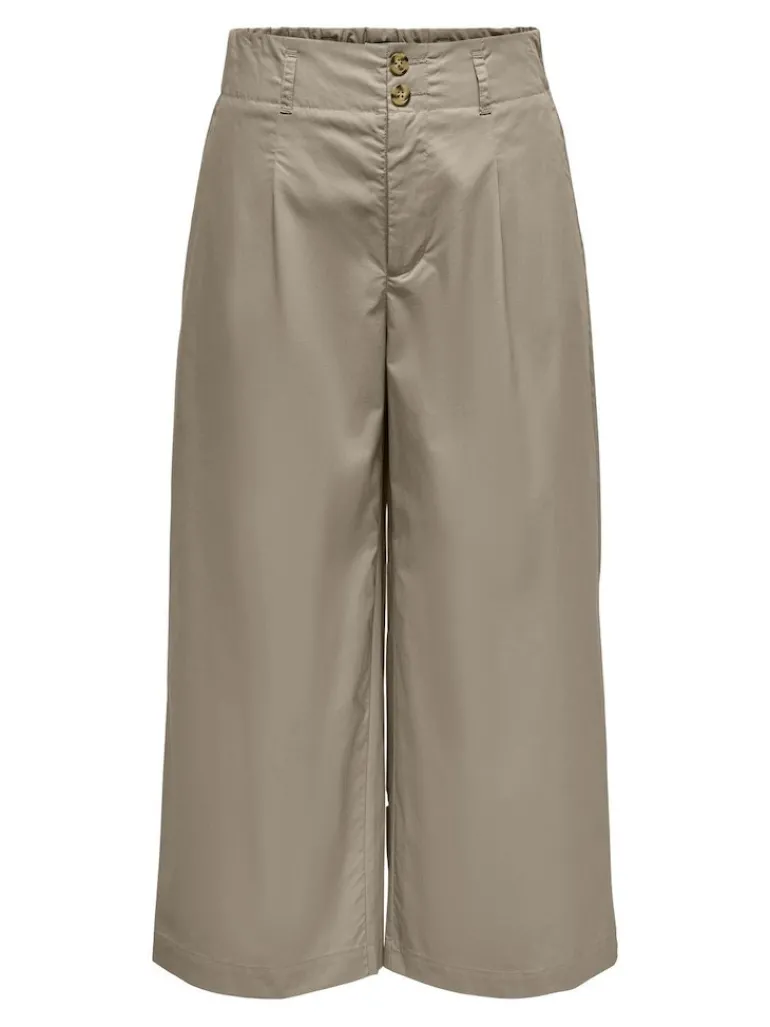 ONLZORA HW CULOTTE PANT PNT weathered teak