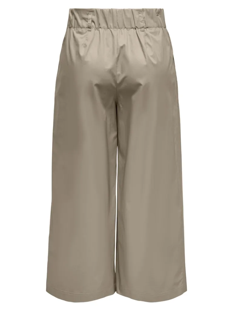 ONLZORA HW CULOTTE PANT PNT weathered teak