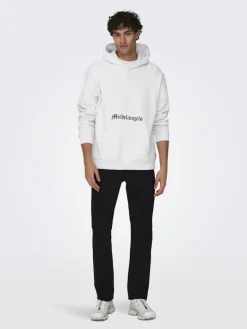 ONSAPOH LIFE RLX SWEAT HOODIE white