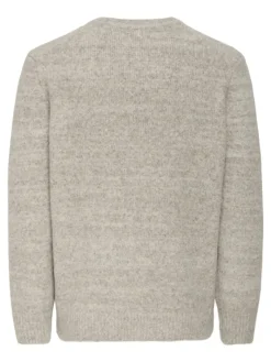 ONSBAY REG LS CREW KNIT turtledove