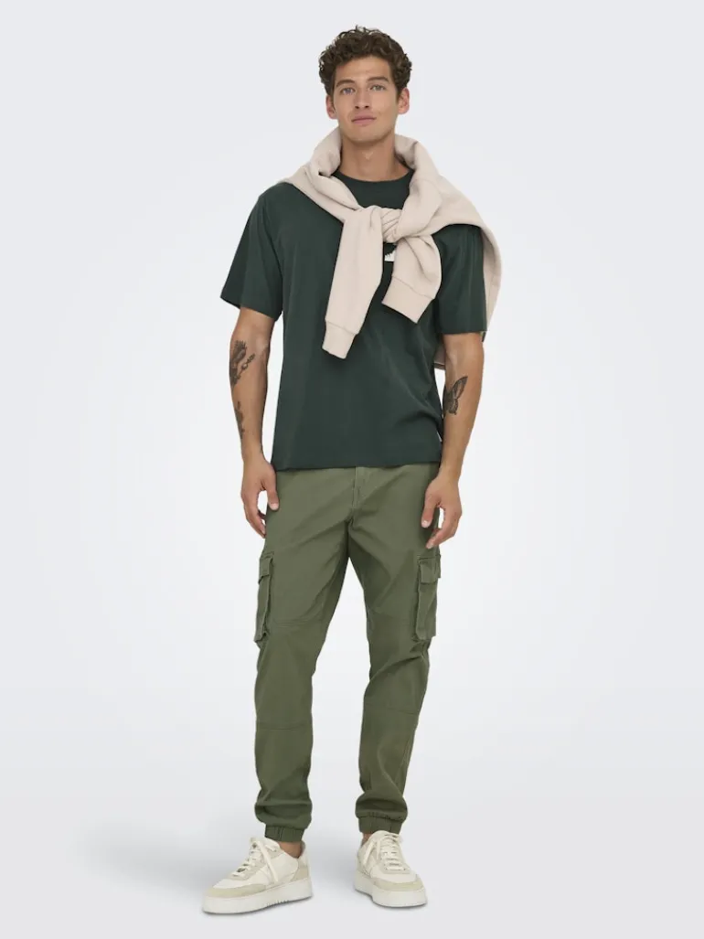 ONSCAM STAGE CARGO CUFF LIFE 6687 NOOS deep lichen green