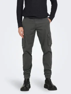 ONSCAM STAGE CARGO CUFF LIFE 6687 NOOS grey pinstripe