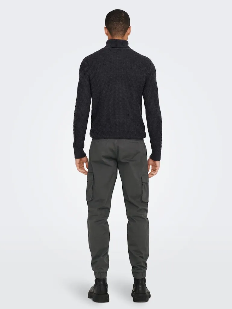 ONSCAM STAGE CARGO CUFF LIFE 6687 NOOS grey pinstripe