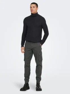 ONSCAM STAGE CARGO CUFF LIFE 6687 NOOS grey pinstripe