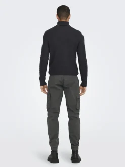 ONSCAM STAGE CARGO CUFF LIFE 6687 NOOS grey pinstripe