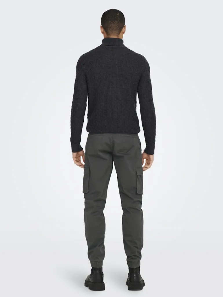 ONSCAM STAGE CARGO CUFF LIFE 6687 NOOS grey pinstripe