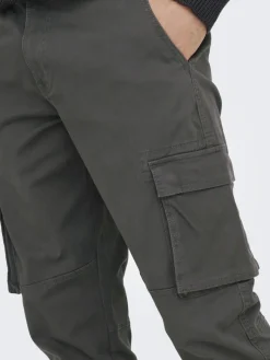ONSCAM STAGE CARGO CUFF LIFE 6687 NOOS grey pinstripe
