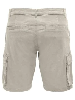 ONSCAM STAGE CARGO SHORTS 6689 LIFE NOOS silver lining