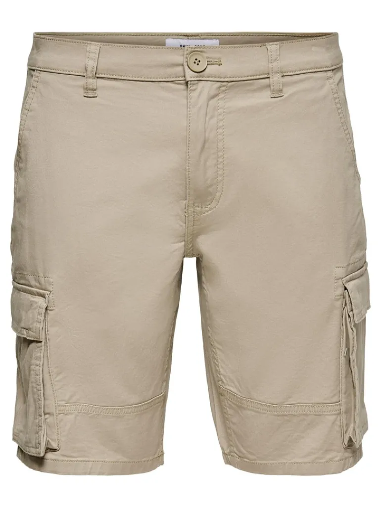 ONSCAM STAGE CARGO SHORTS 6689 LIFE NOOS grau1