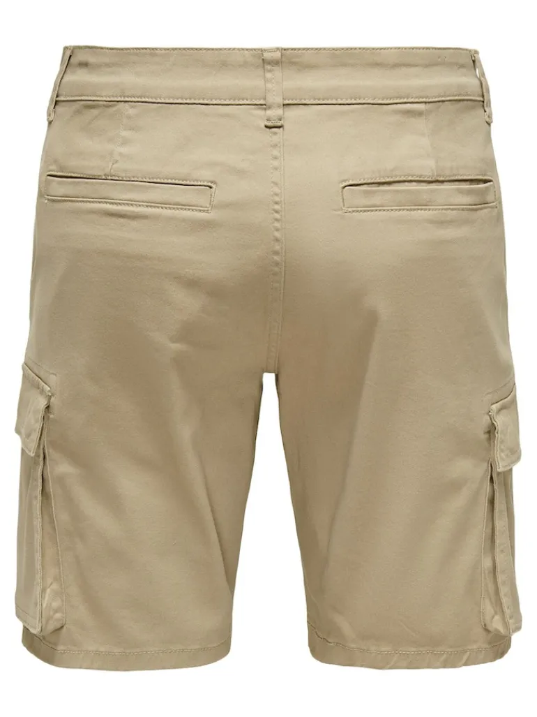 ONSCAM STAGE CARGO SHORTS 6689 LIFE NOOS grau1