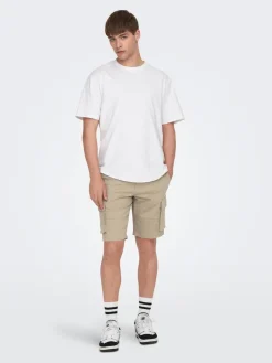 ONSCAM STAGE CARGO SHORTS 6689 LIFE NOOS grau1
