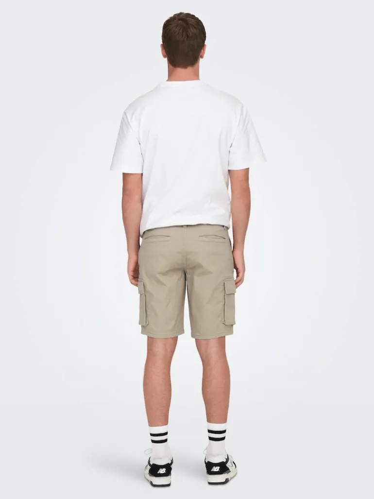 ONSCAM STAGE CARGO SHORTS 6689 LIFE NOOS grau1