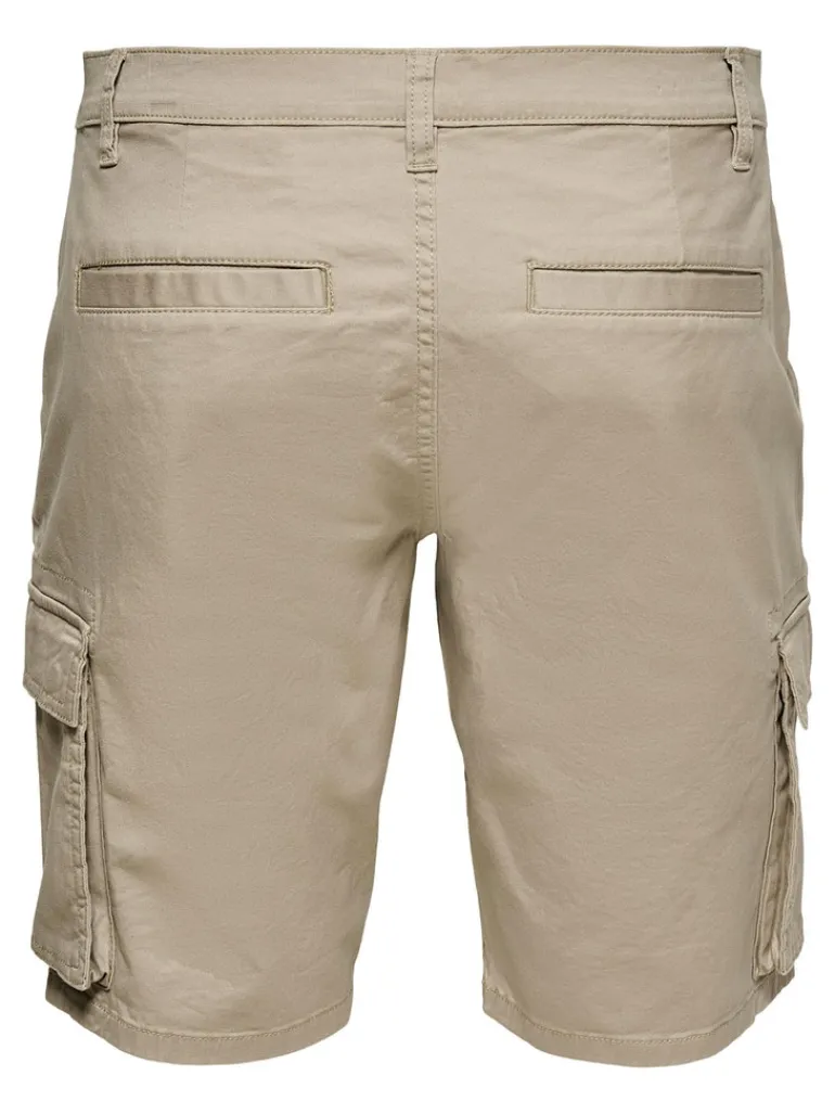 ONSCAM STAGE CARGO SHORTS 6689 LIFE NOOS grau1