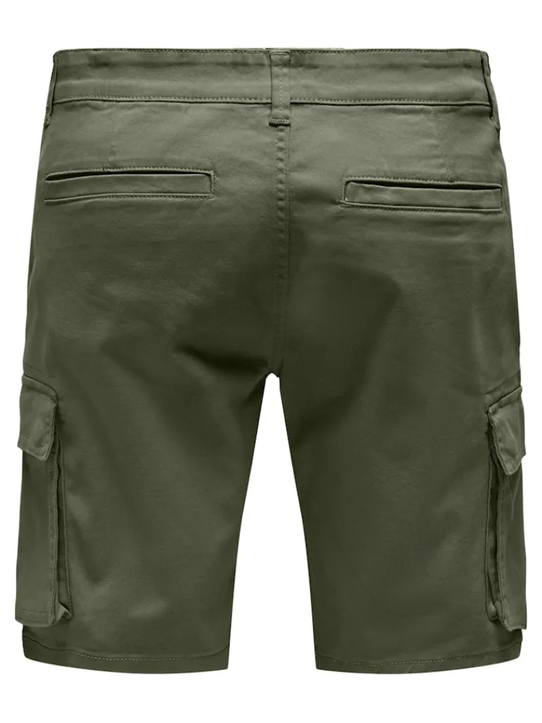 ONSCAM STAGE CARGO SHORTS 6689 LIFE NOOS deep lichen green