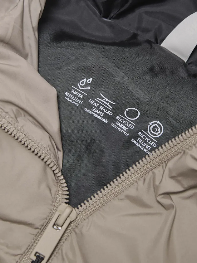 ONSCARL LIFE LONG QUILTED COAT OTW NOOS desert taupe
