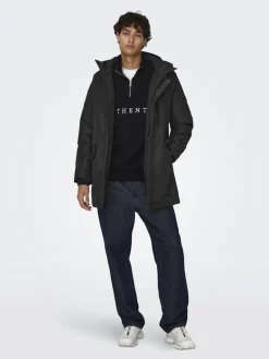 ONSCARL LIFE PARKA OTW black
