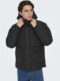 ONSCARL LIFE QUILTED JACKET OTW black