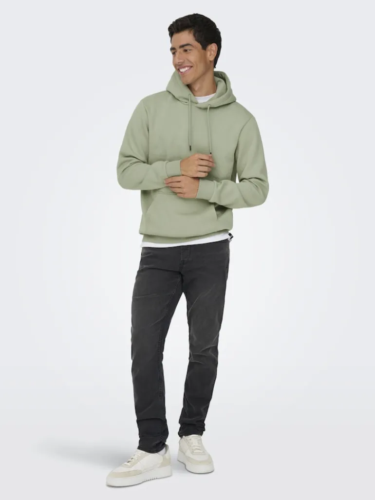ONSCERES HOODIE SWEAT NOOS iceberg green