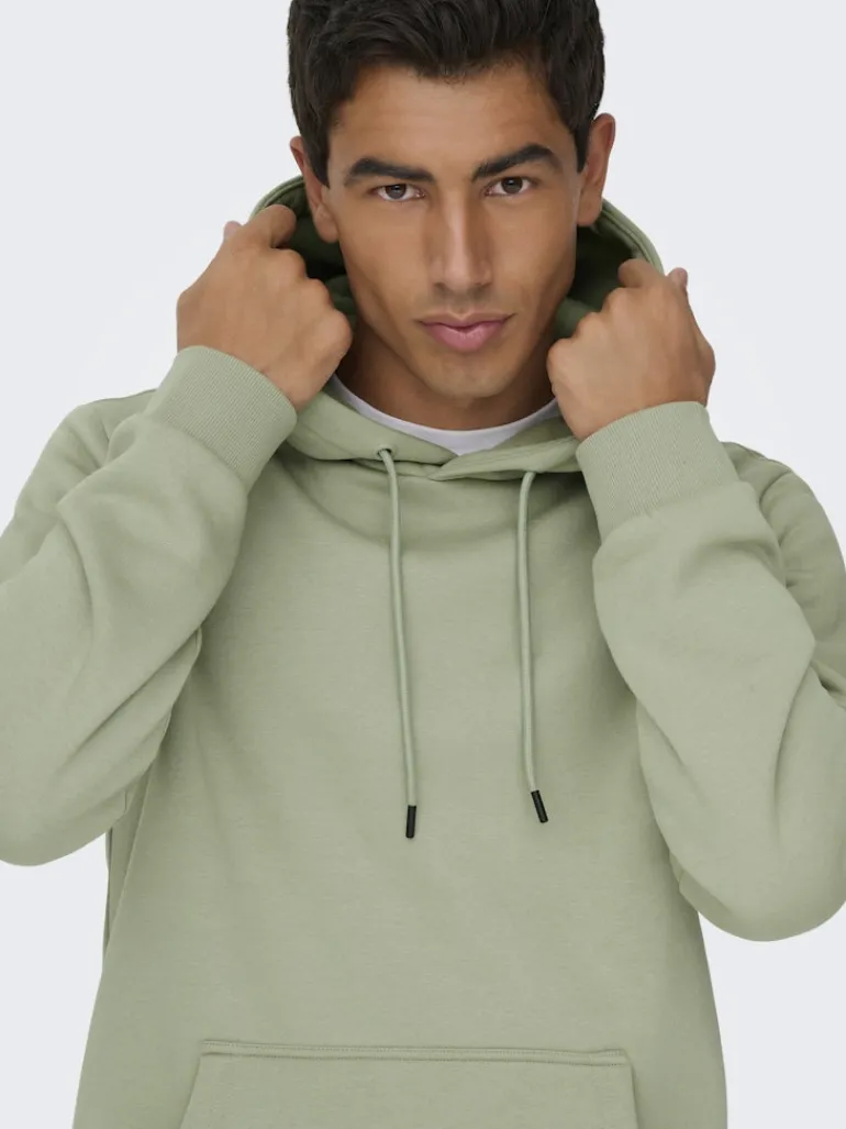 ONSCERES HOODIE SWEAT NOOS iceberg green