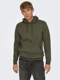 ONSCERES HOODIE SWEAT NOOS major brown