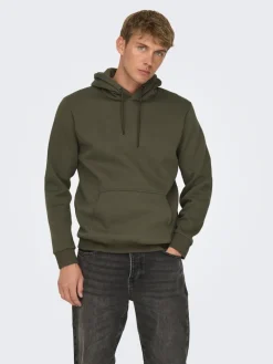 ONSCERES HOODIE SWEAT NOOS major brown