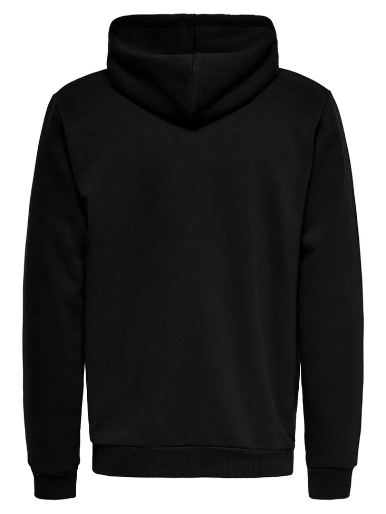 ONSCERES ZIP THR. HOODIE SWEAT NOOS black
