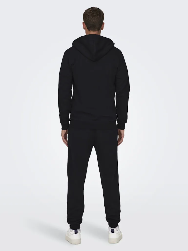 ONSCERES ZIP THR. HOODIE SWEAT NOOS black