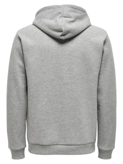 ONSCERES ZIP THR. HOODIE SWEAT NOOS light grey melange